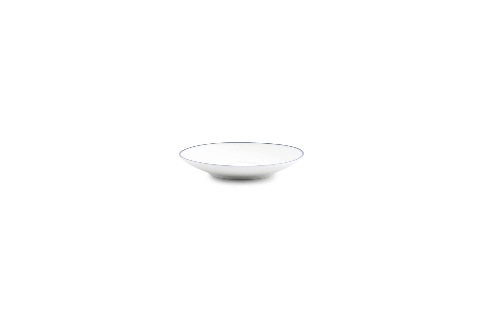 S&P - Basic White Mokkaschotel 12,5cm blue rim Basic White - 1 SET - 6 stuks