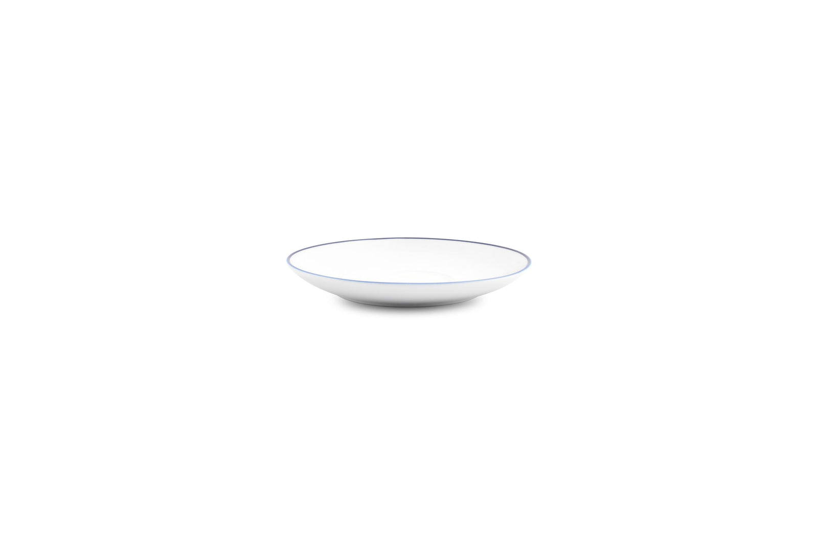 S&P - Basic White Schotel 14,5cm blue rim Basic White - 1 SET - 6 stuks