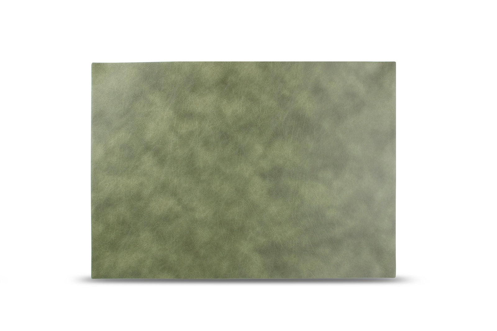S&P - Placemat 43x30cm lederlook groen Layer - 1 SET - 4 stuks