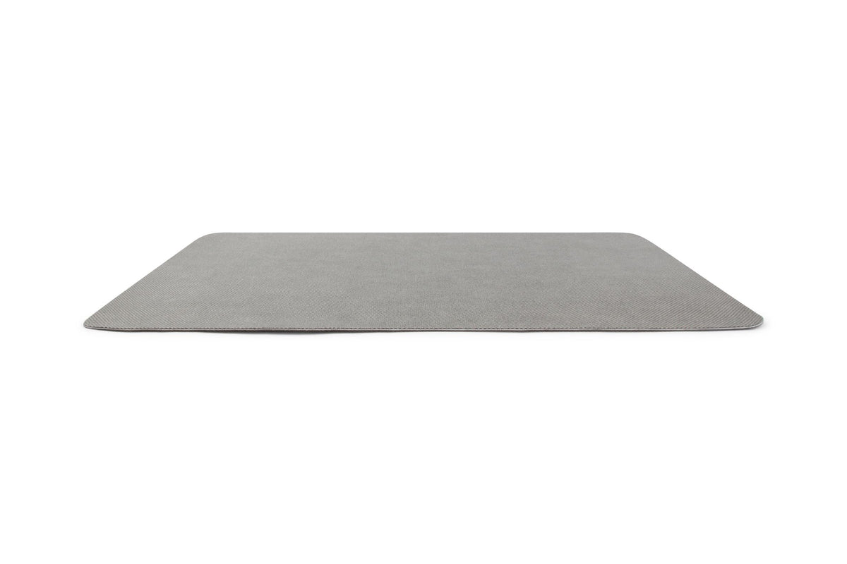 S&P - Placemat 43x30cm structuur grijs Layer - 1 SET - 4 stuks