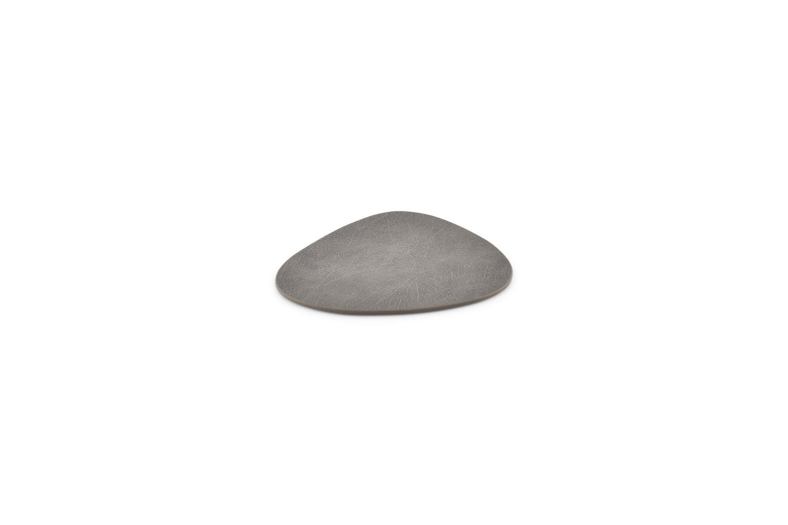 S&P - Glasonderzetter 11x10cm lederlook grijs Layer - set/4