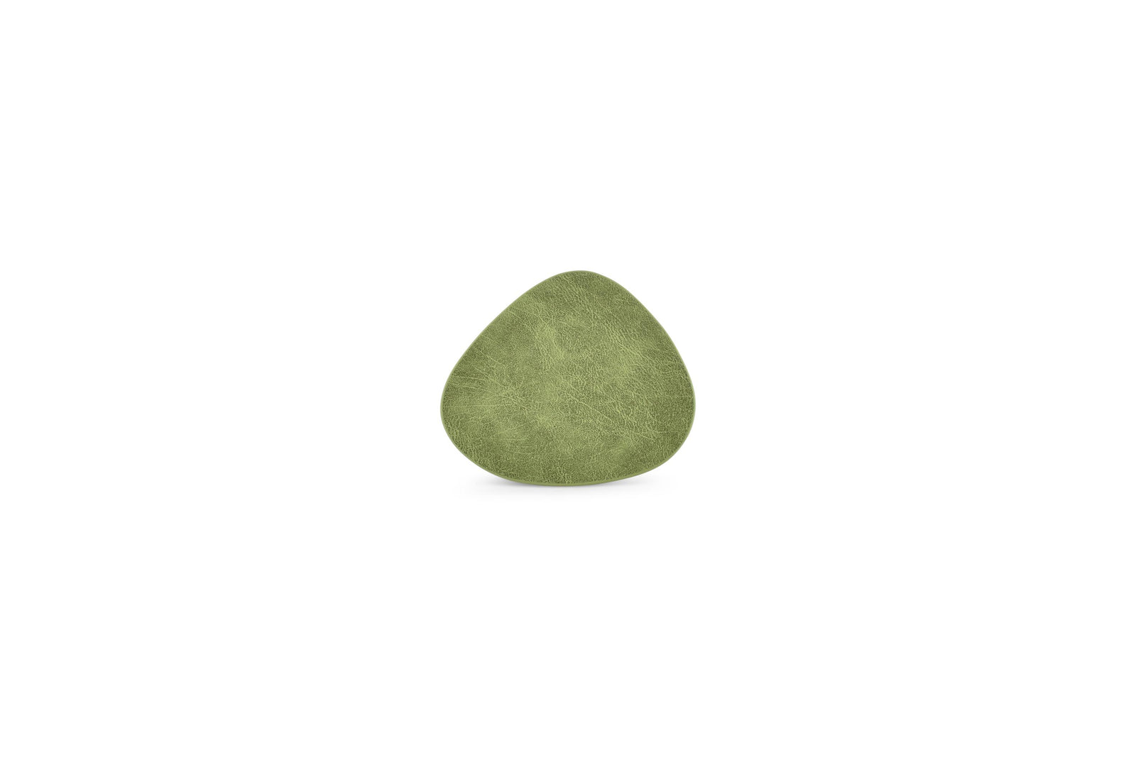 S&P - Glasonderzetter 11x10cm lederlook groen Layer - set/4