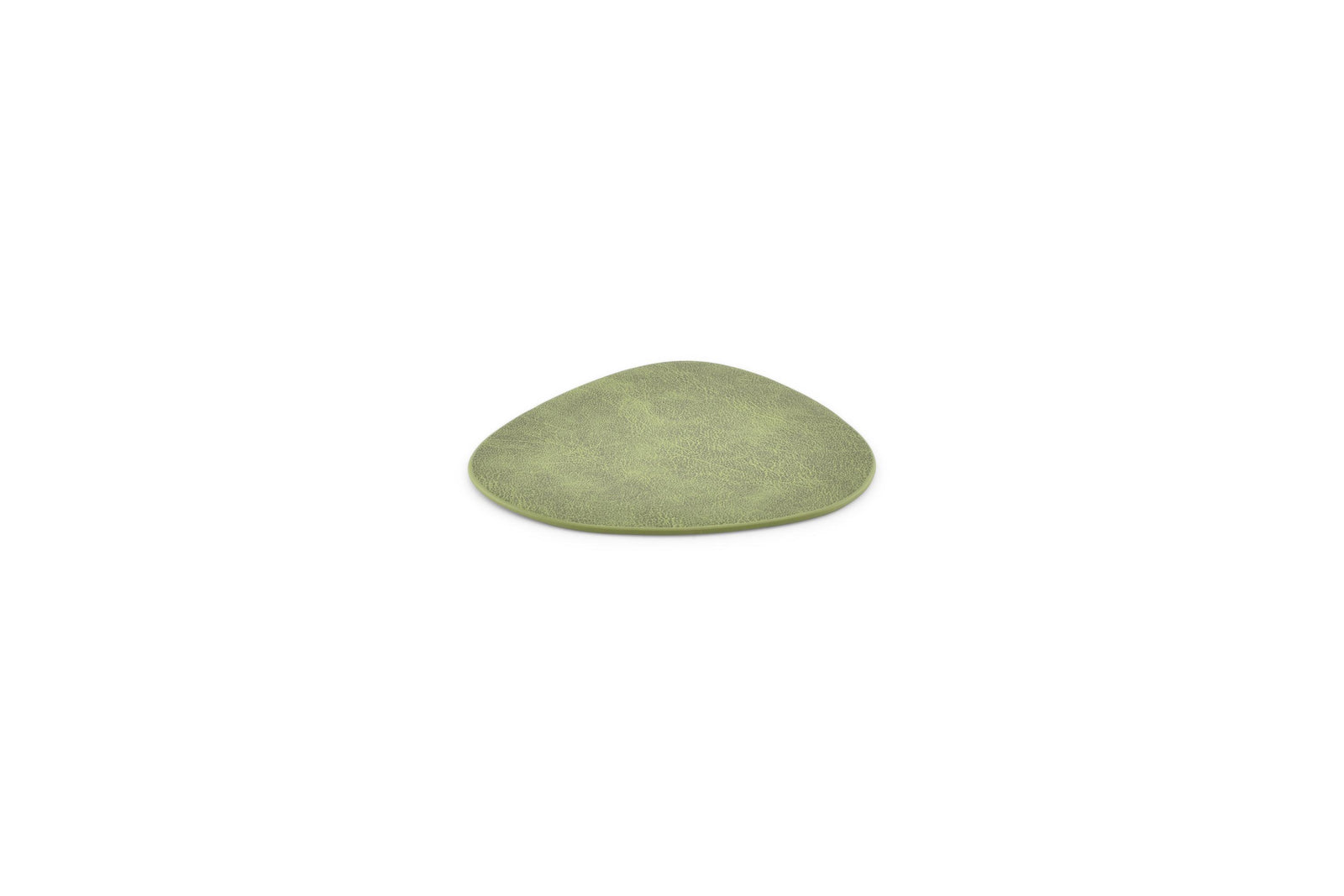 S&P - Glasonderzetter 11x10cm lederlook groen Layer - set/4