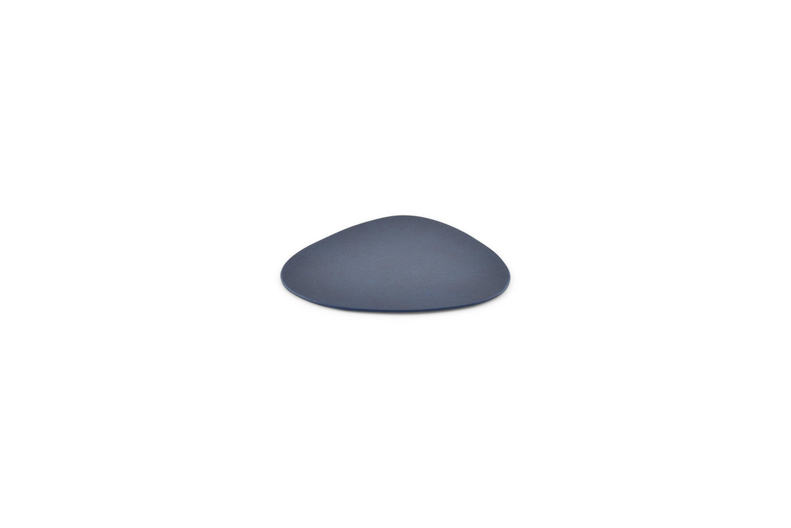 S&P - Glasonderzetter 11x10cm lederlook blauw Layer - set/4