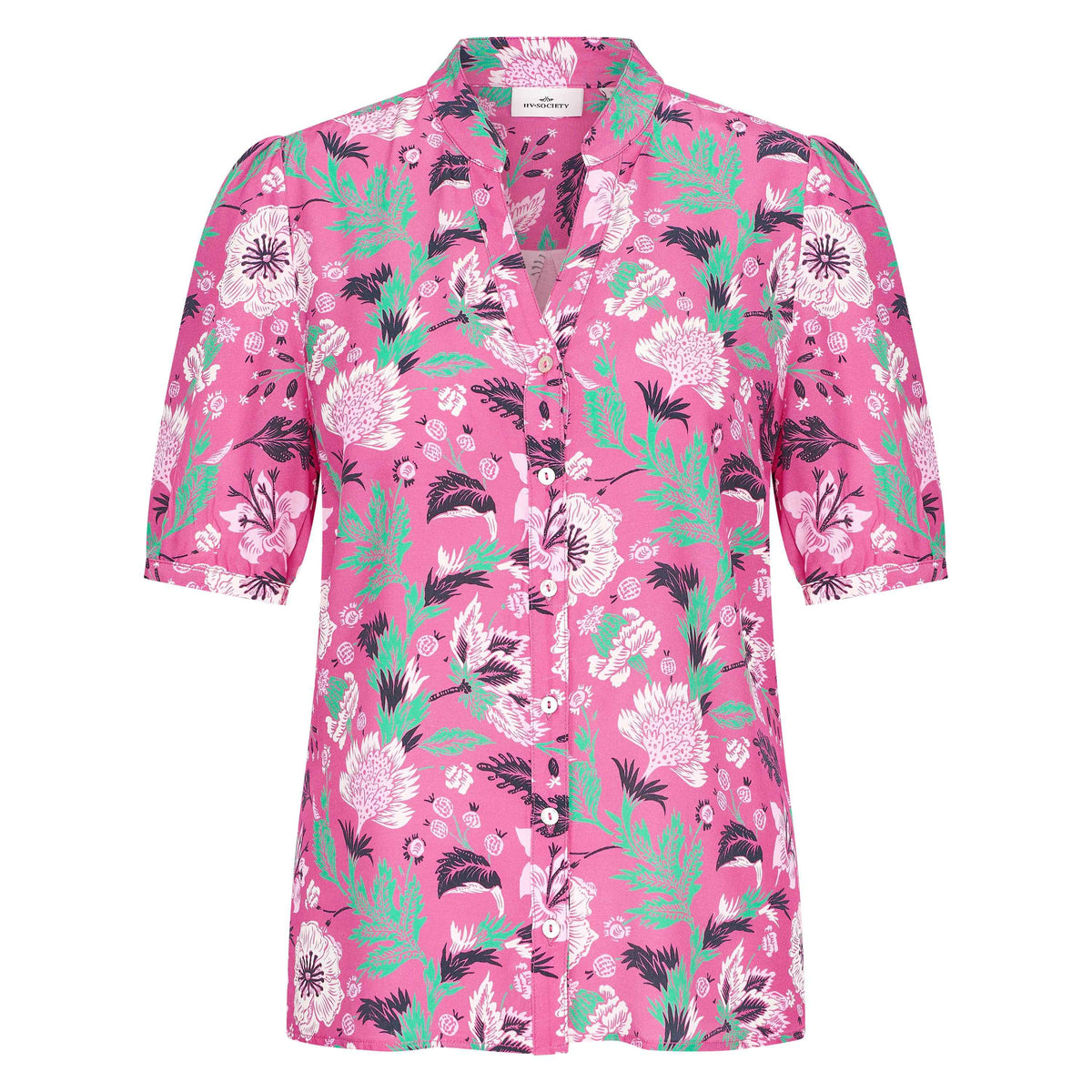Hv Society - Blouses - Bright Pink