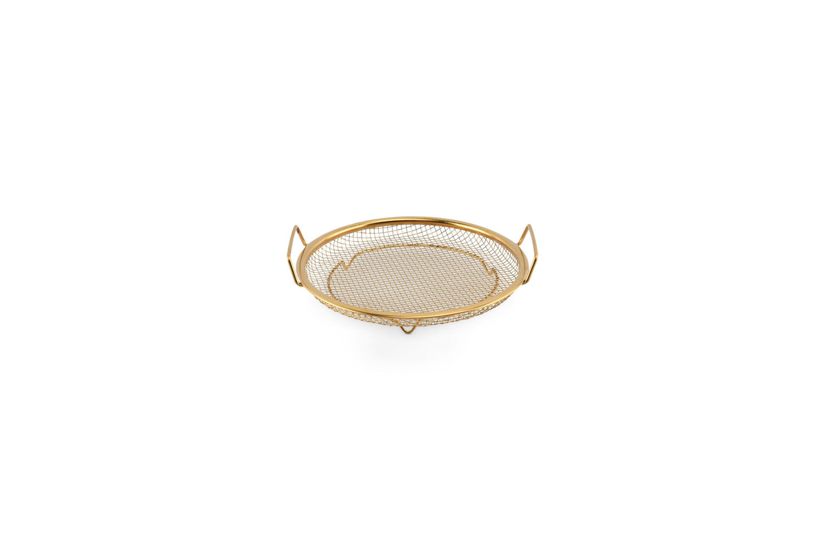 S&P - Panier métallique 20xH3cm or Serve - 1 SET - 6 pièces