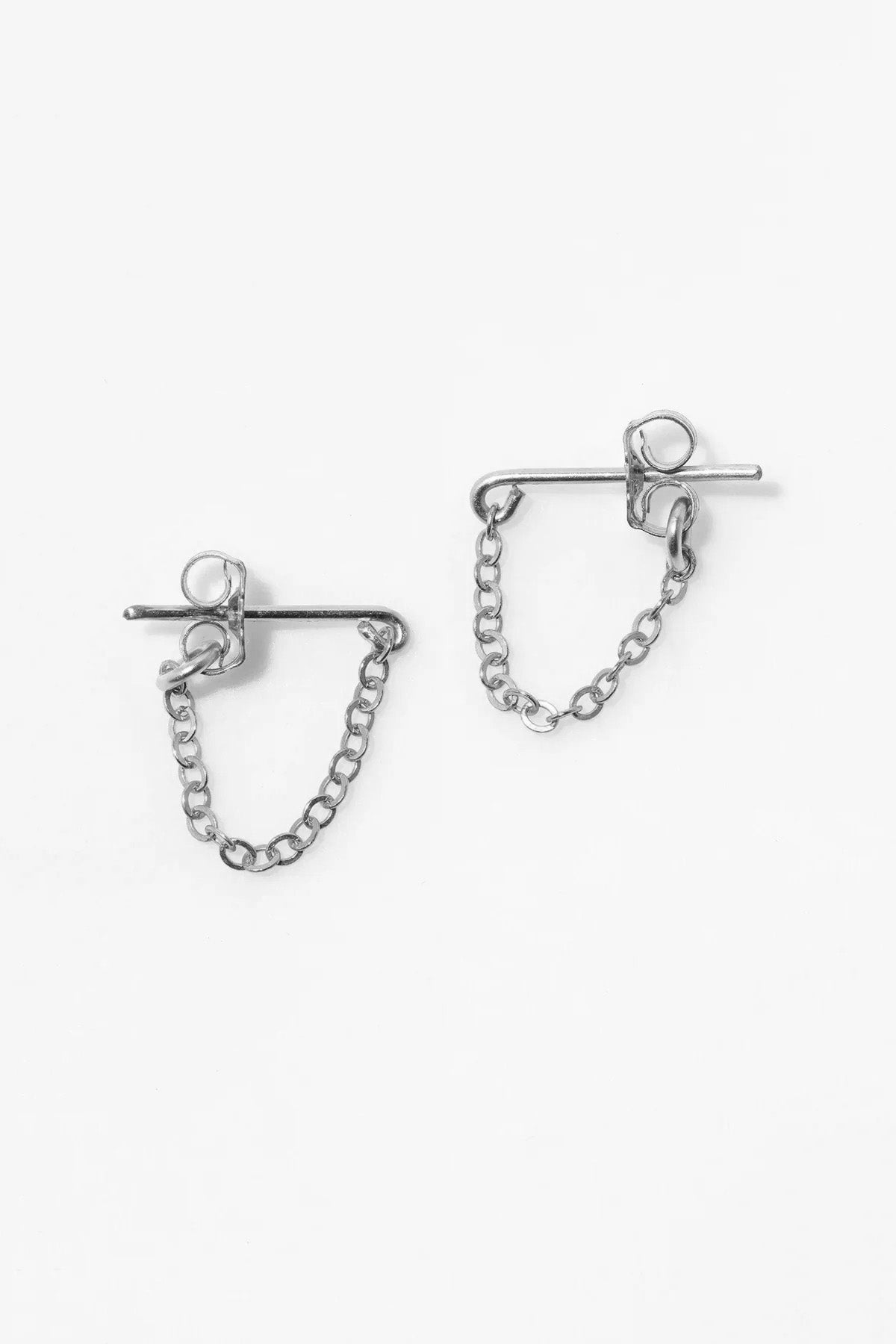Boucles d'oreilles - chaînette Essentiel Argent