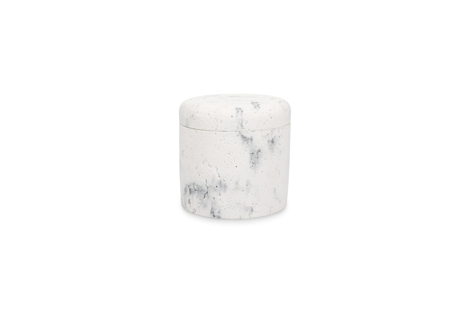 S&P - Pot de stockage 9,5xH9,5cm marble white Suds