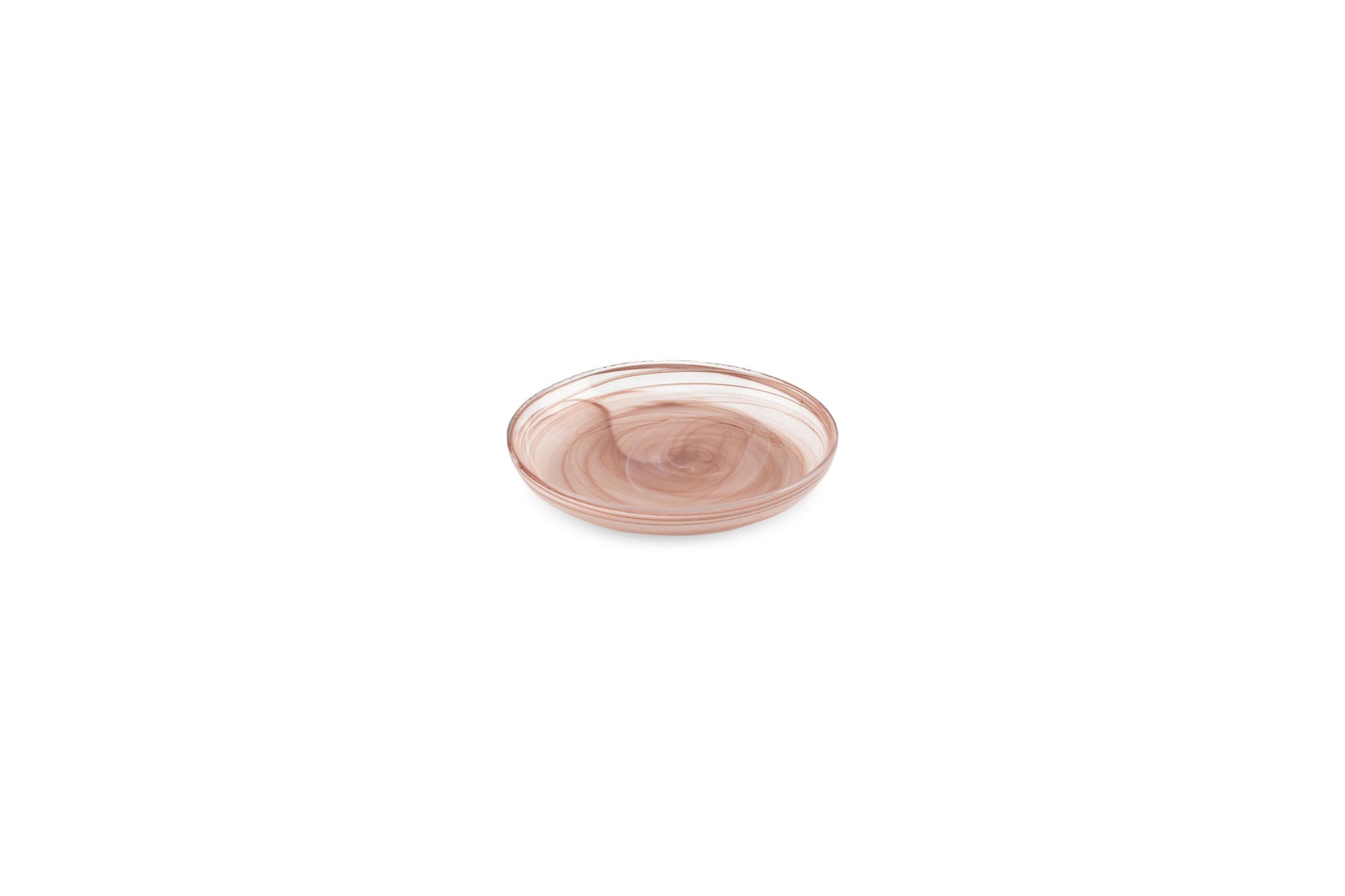 S&P - Plat bord 14cm bruin Twirl - 1 SET - 6 stuks