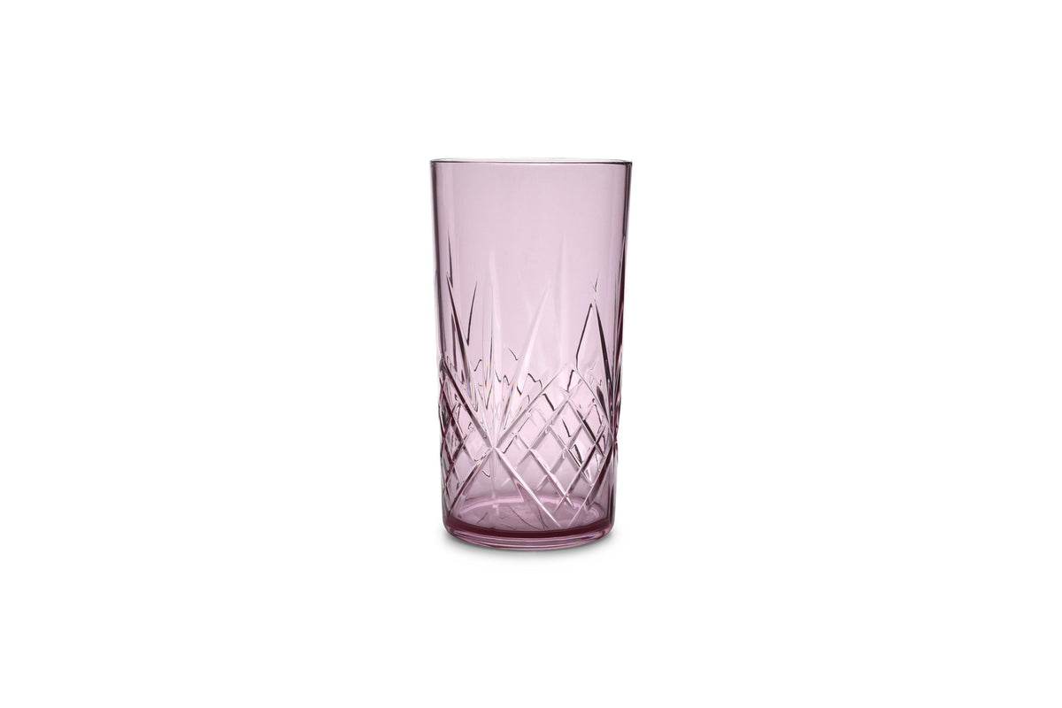 S&P - Glas 65cl acryl roze Costa - set/4