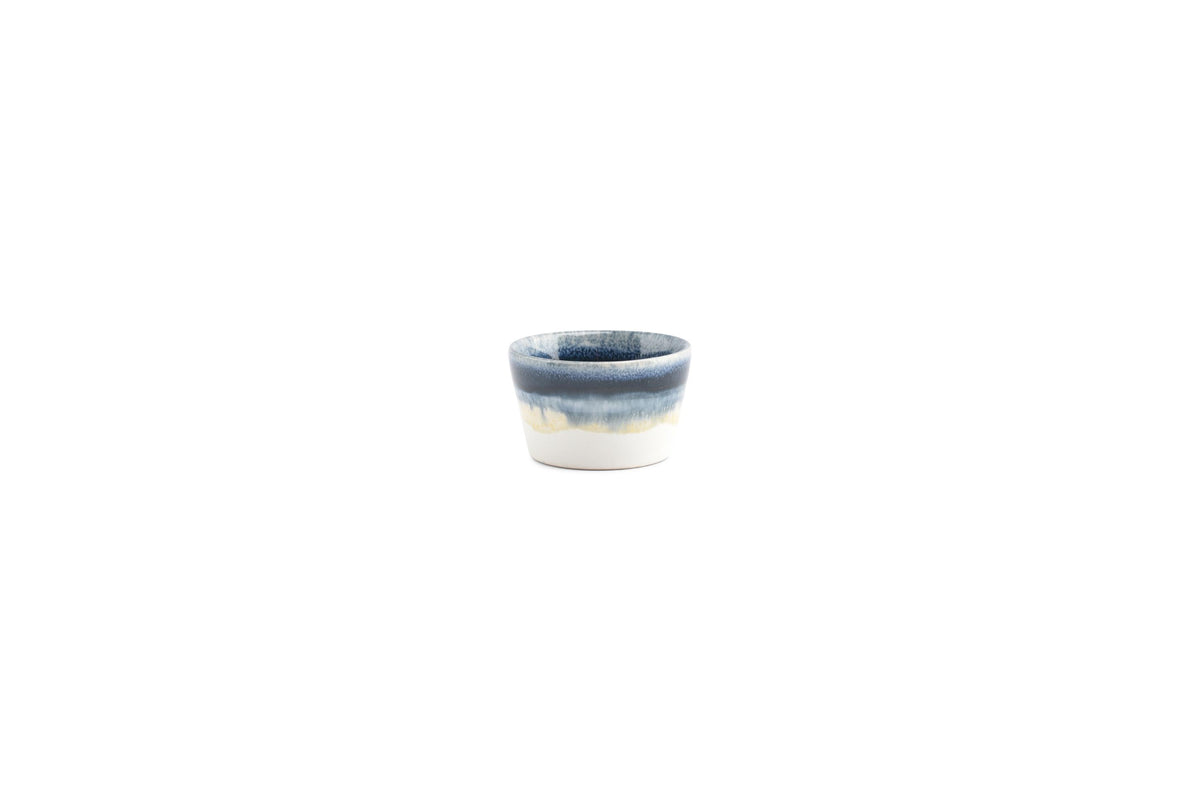S&P - Kom 6,5xH4cm blauw Flow - 1 SET - 4 stuks