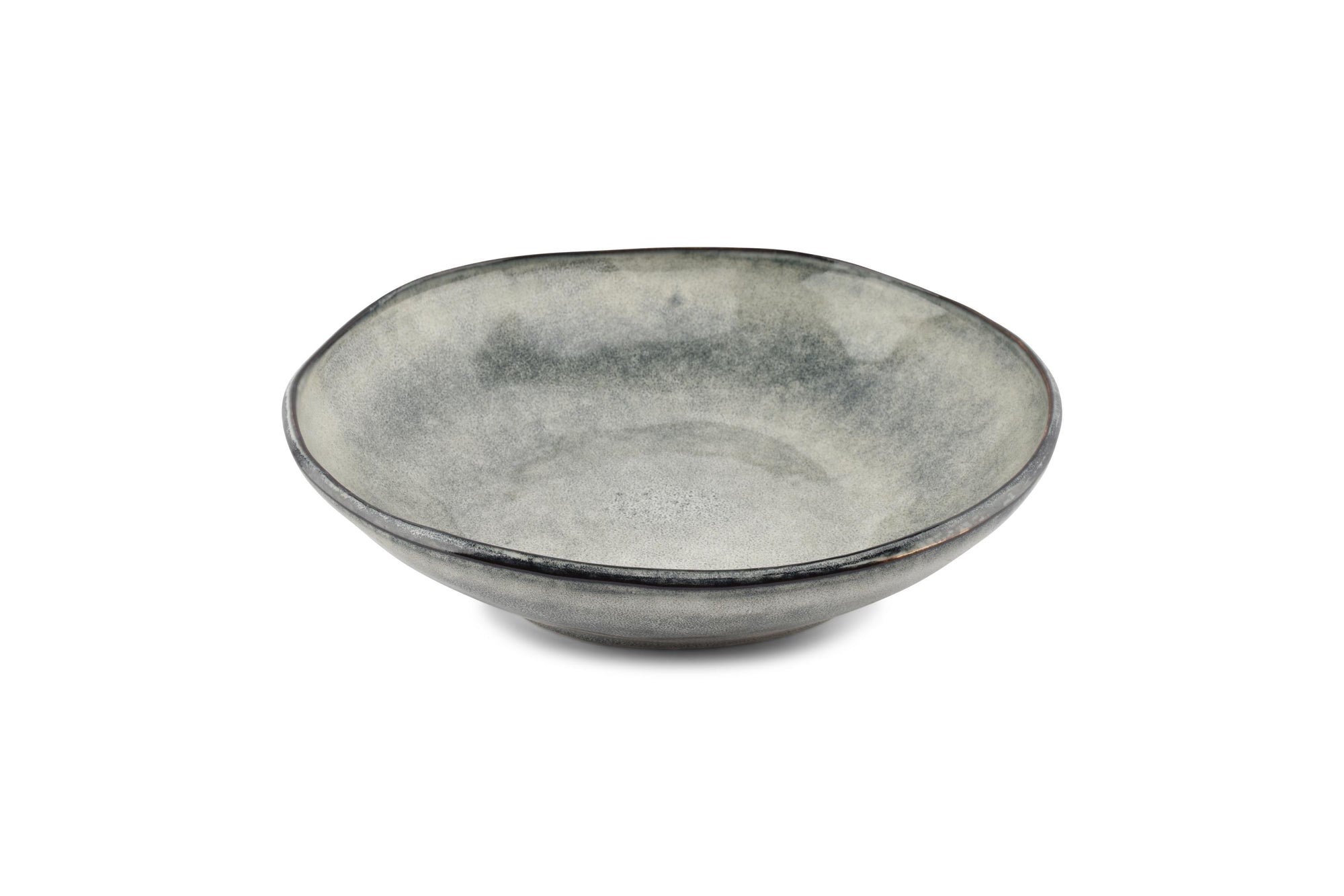 S&P - Plat à servir 29,5xH6,5cm bleu/vert Capri - 1 SET - 2 pièces