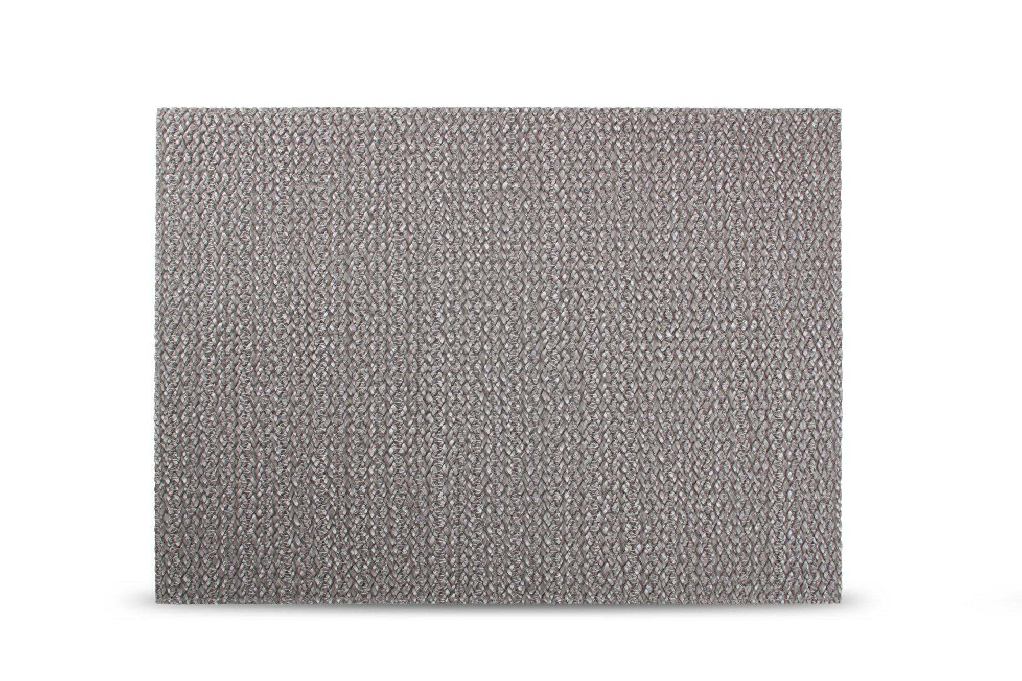 S&P - Set de table 48x34cm tresse gris TableTop - 1 SET - 4 pièces