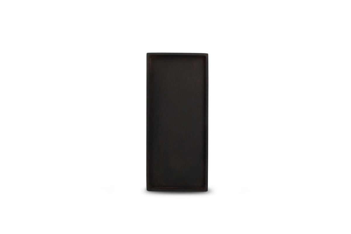 S&amp;P - Serving board 30x13cm wood black Rural