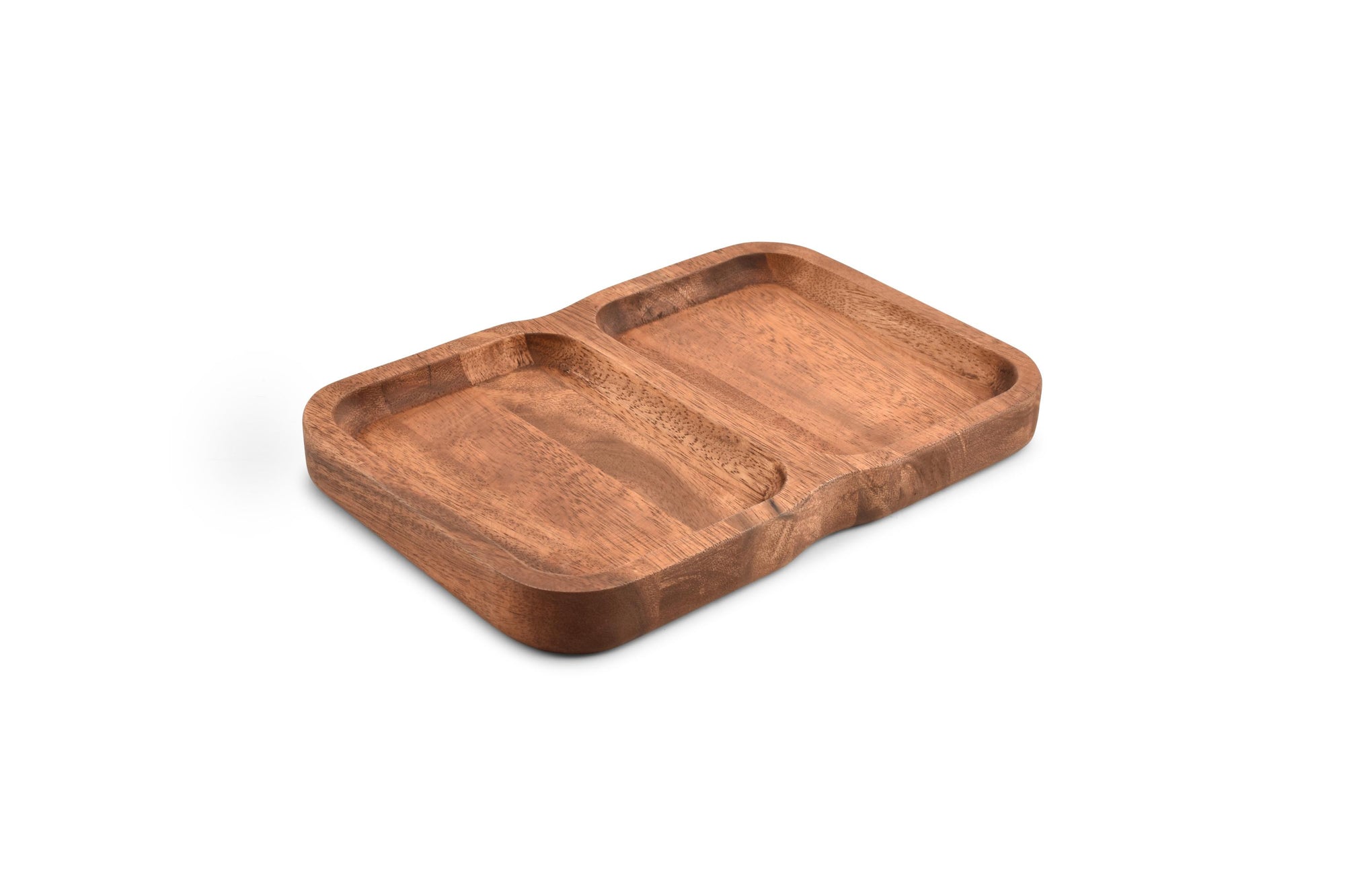 S&P - Serveerschaal 28x19xH3cm 2 delen Chop