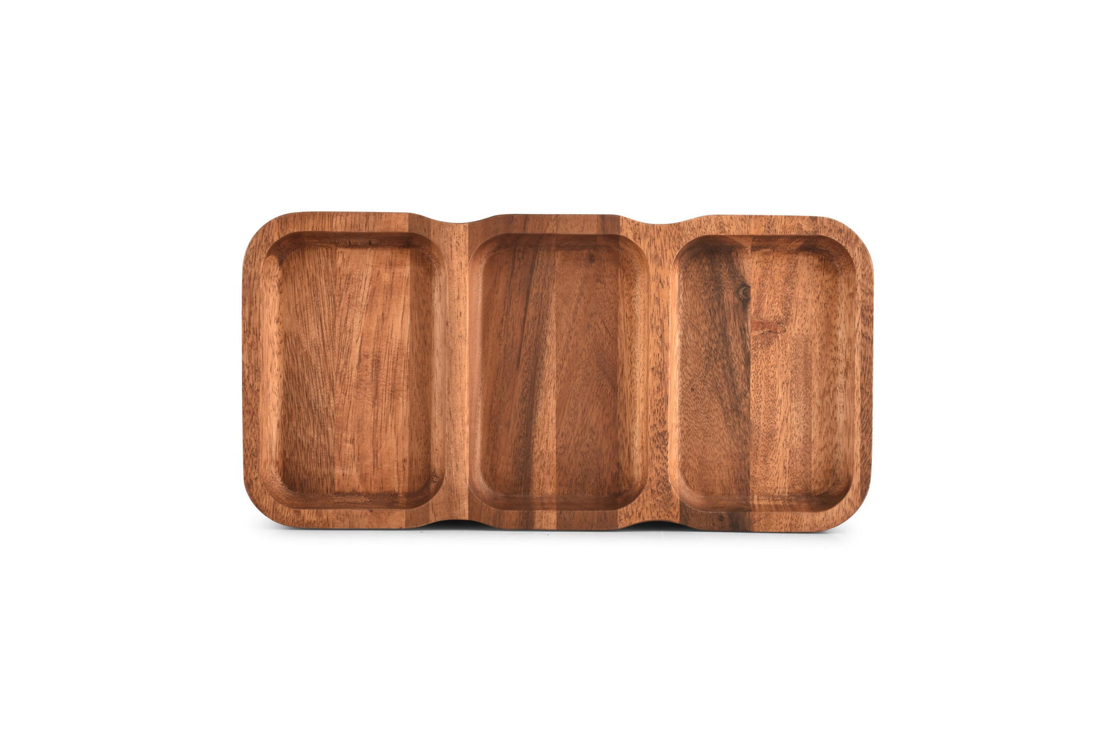 S&P - Plat à servir 38x19xH3cm 3 parties Chop