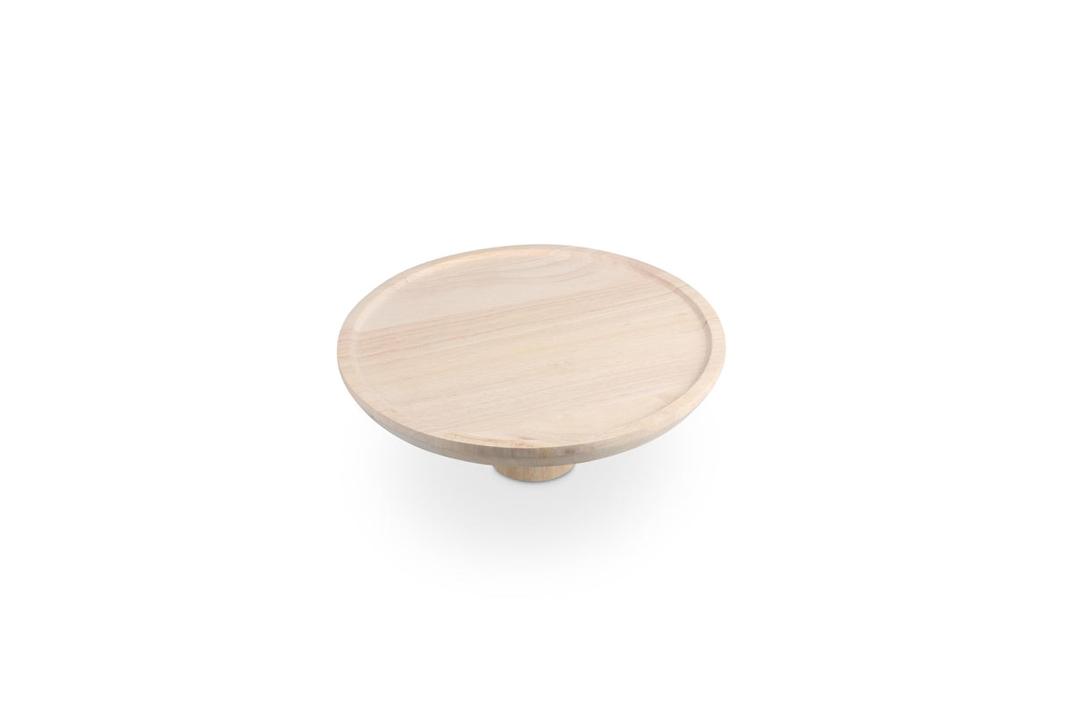 S&P - Plat à tarte sur pied 30xH12cm mango Rural