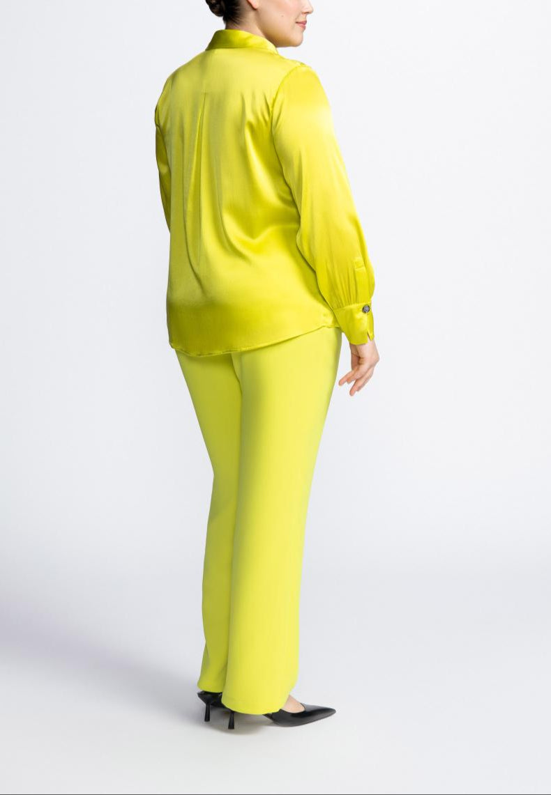 X-Phocas - Pantalon - Lemon Sorb - W