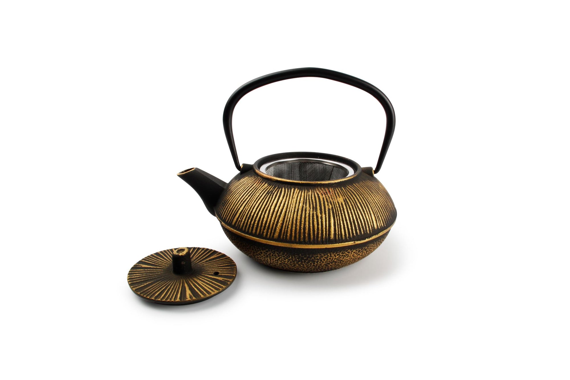 S&P - Theepot 80cl strepen goud/zwart My Tea