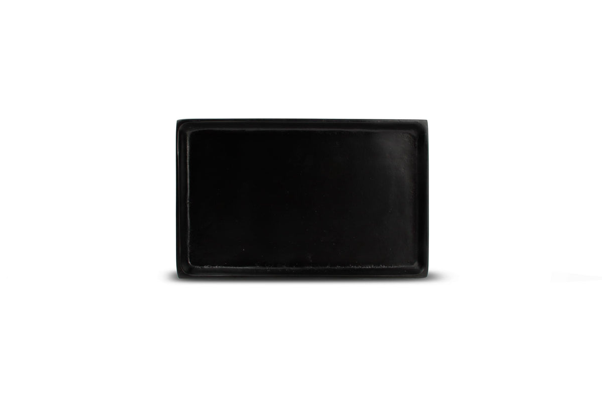 S&amp;P - Decorative dish 22x14cm black Charm