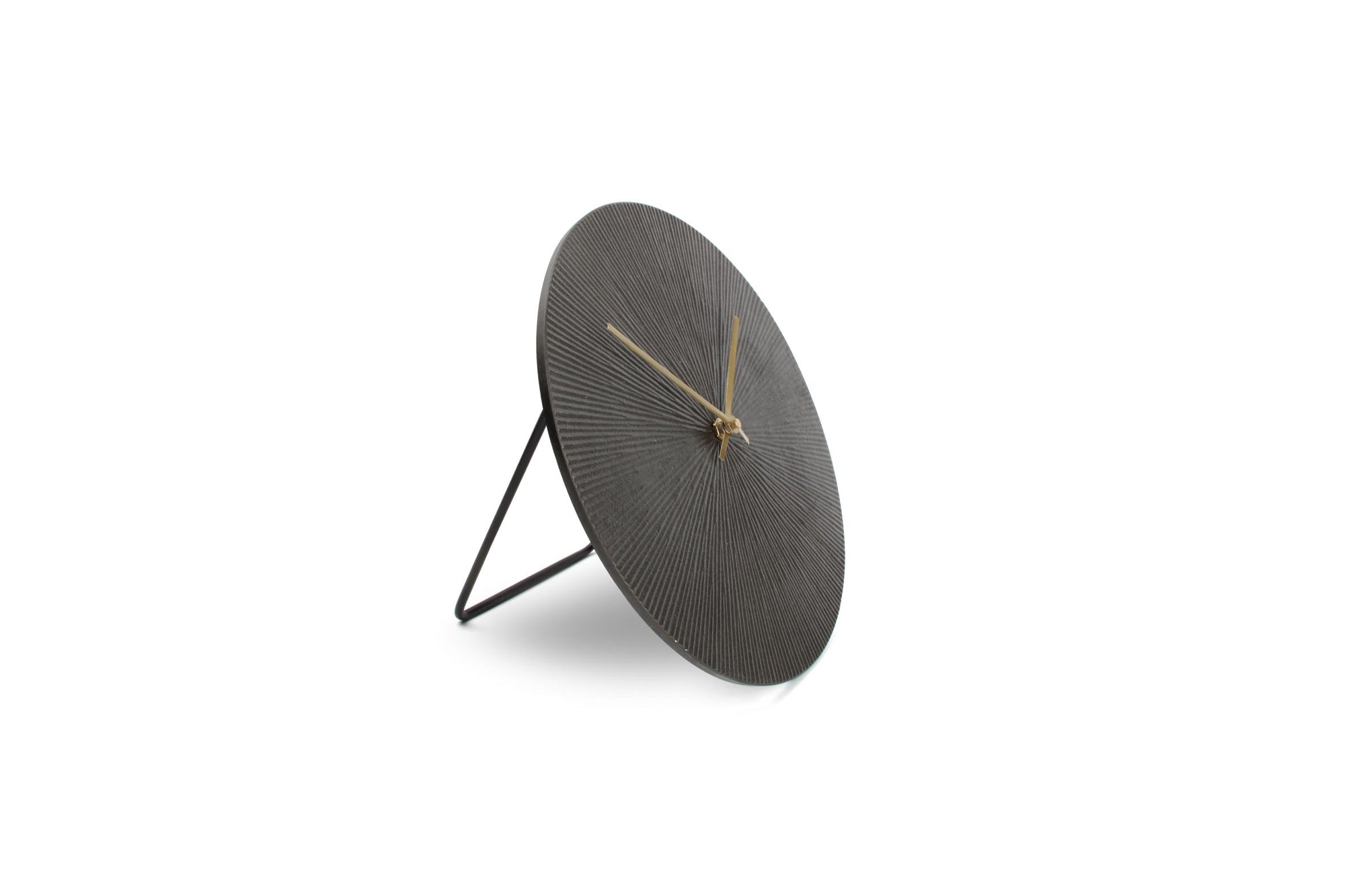 S&P - Tafelklok 20cm zwart ribble Zone