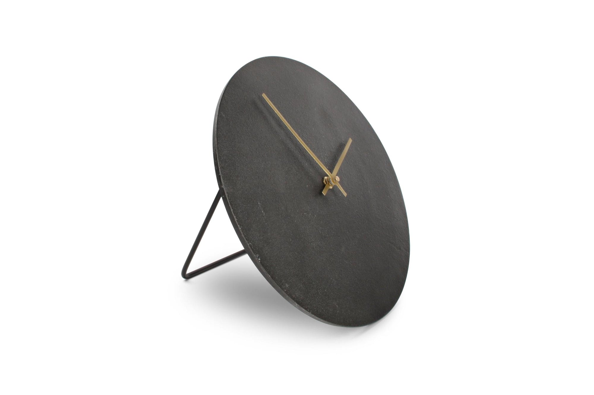 S&P - Tafelklok 26cm zwart Zone