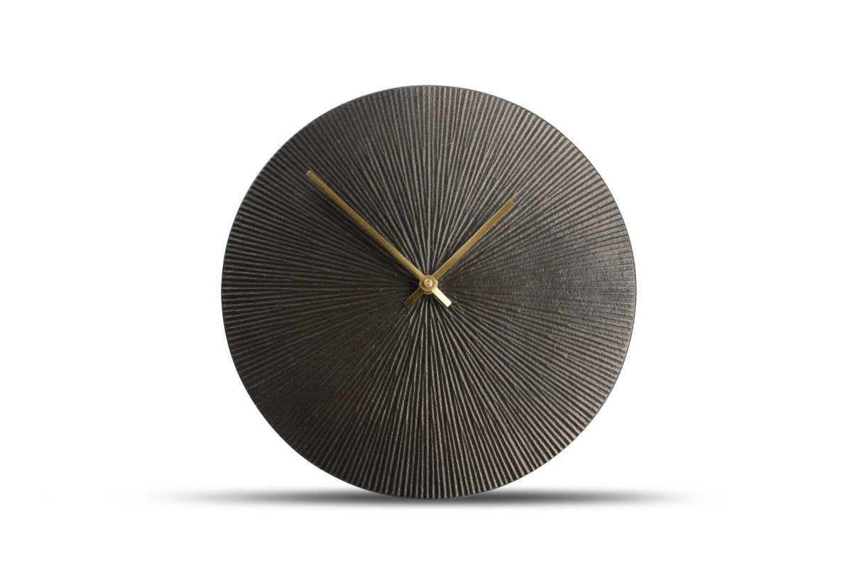 S&amp;P - Tafelklok 26cm zwart ribble Zone