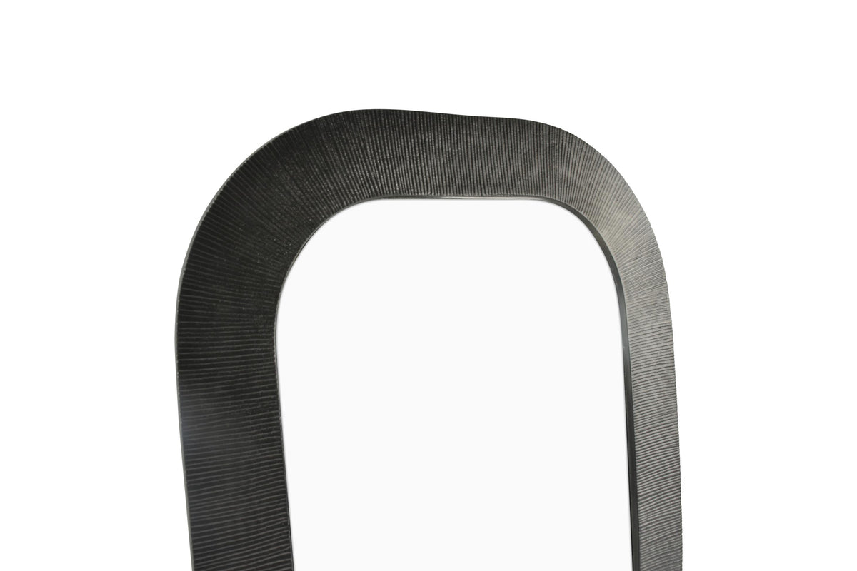 S&amp;P - Mirroir 53,5xH68cm noir Duro