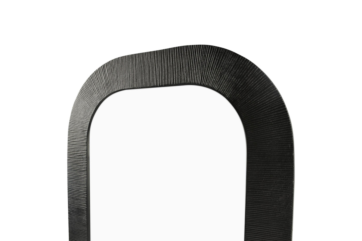 S&amp;P - Mirroir 53,5xH68cm noir Duro