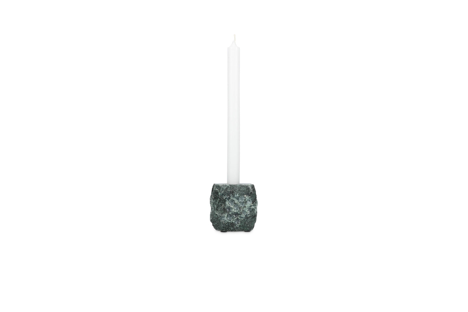 S&P - Kandelaar 8x8xH8cm marmer groen Opus