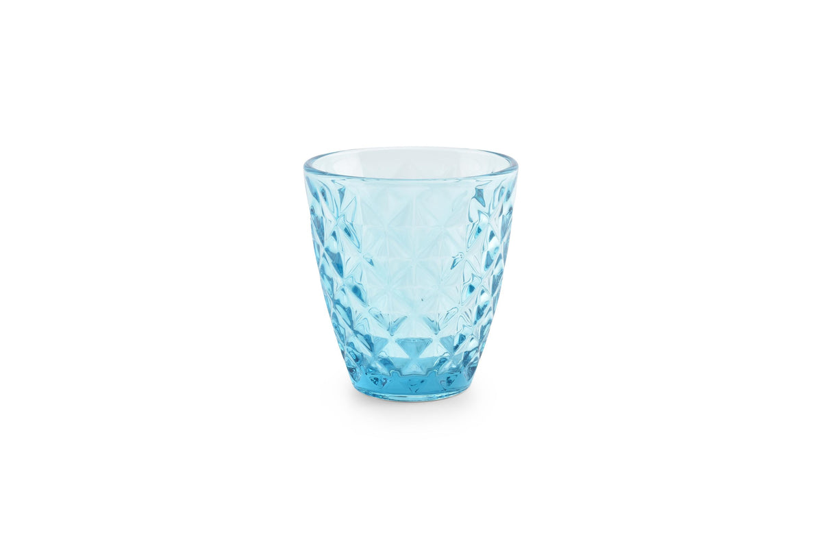 S&P - Verre 22cl bleu Prisma - set/4