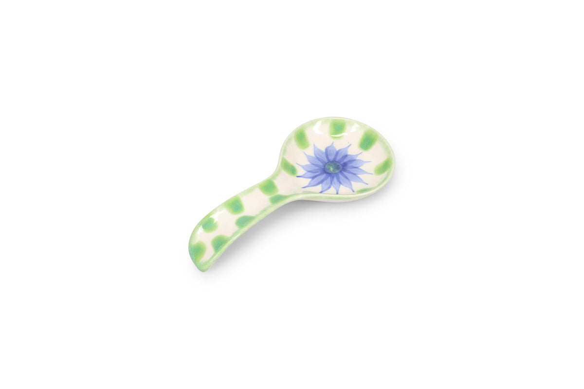 S&amp;P - Spoon rest 22,5x11xH3cm Fleur