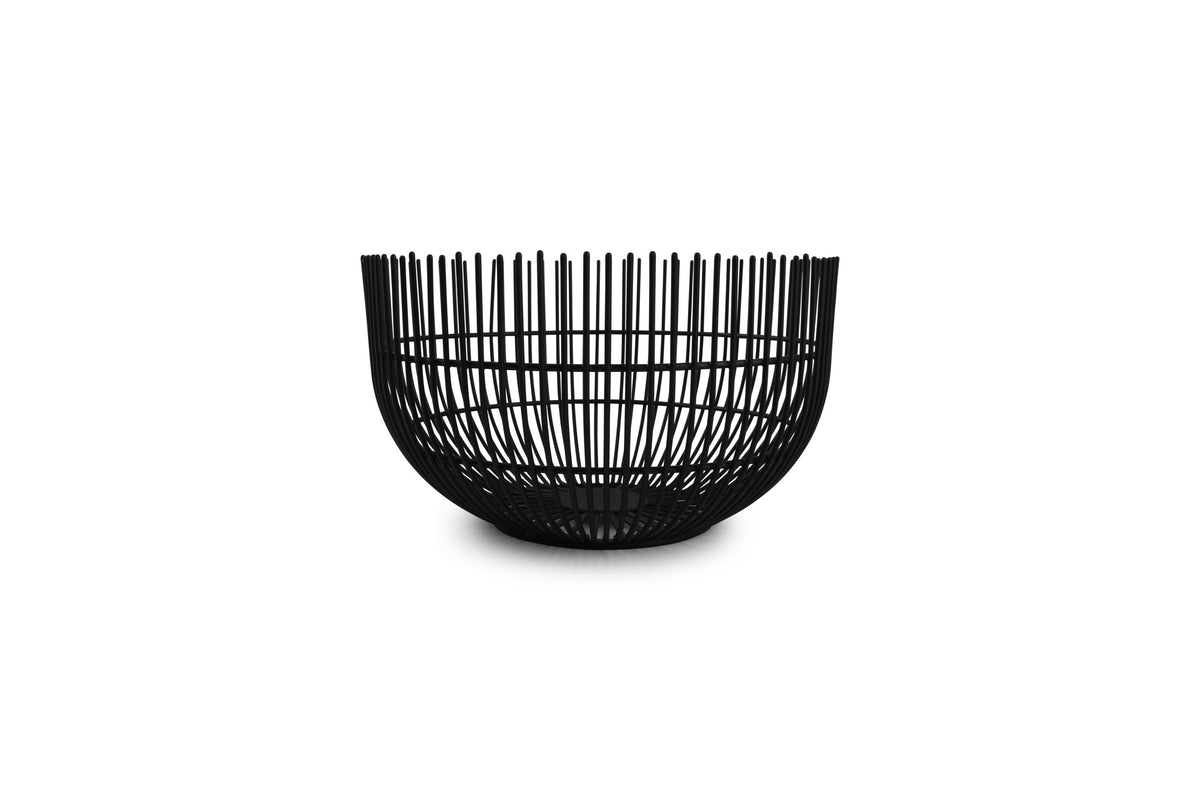 S&amp;P - Draadmand 21xH12cm zwart Iris