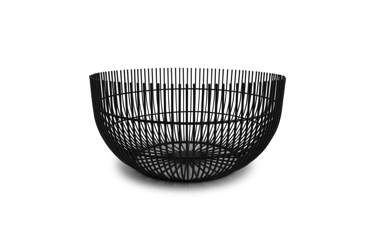 S&P - Wire basket 25xH12cm black Iris