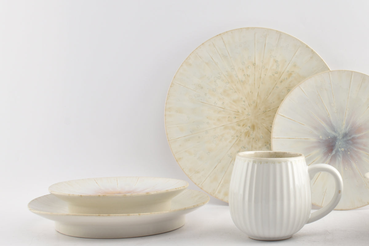 S&P - Plat bord 18xH3,5cm wit Eclipse - 1 SET - 4 stuks