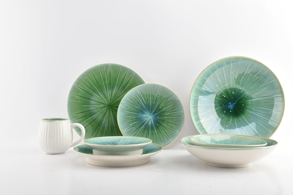 S&P - Plat bord 18xH3,5cm turquoise Eclipse - 1 SET - 4 stuks