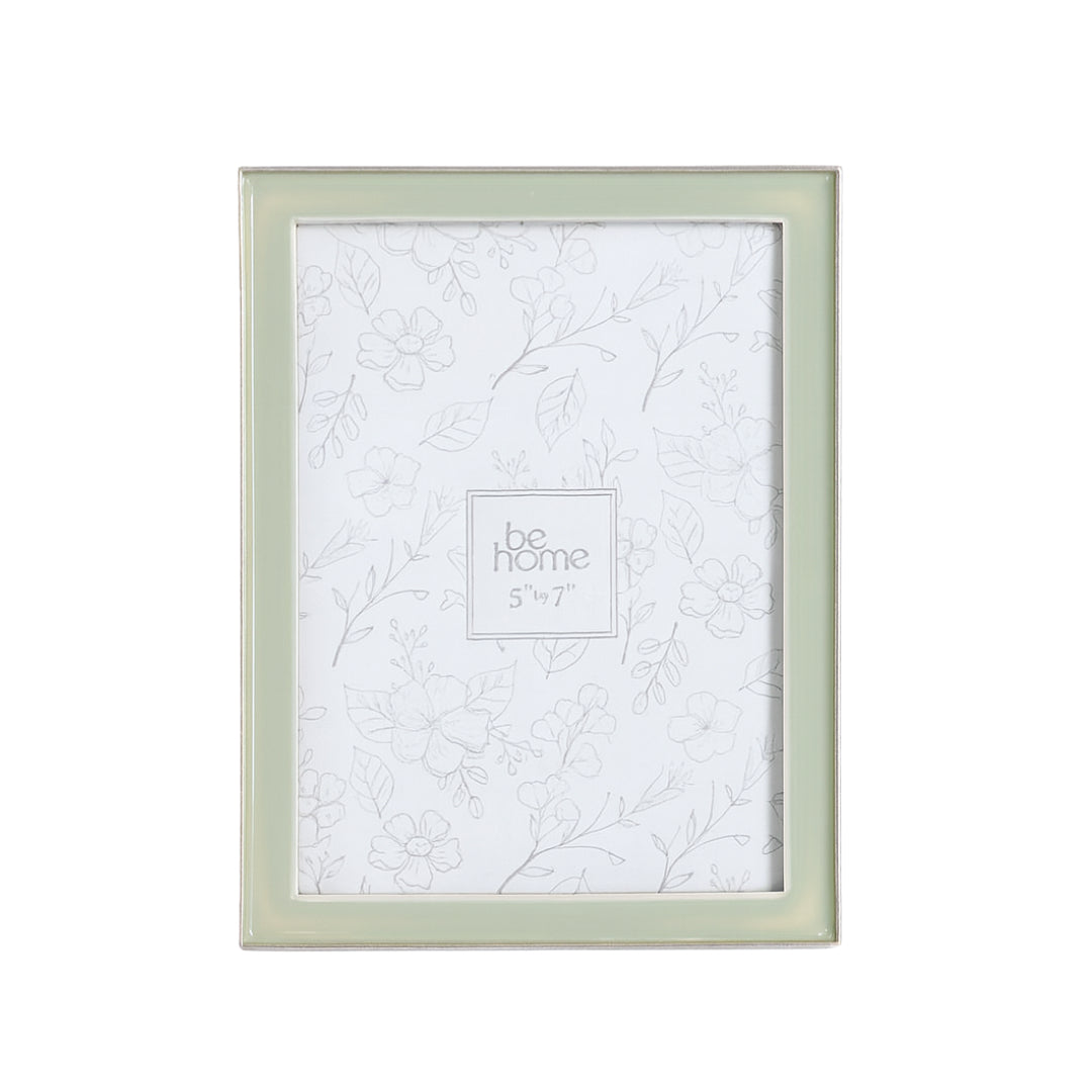 Elyra 5X7 Enamel Frame, Light Green