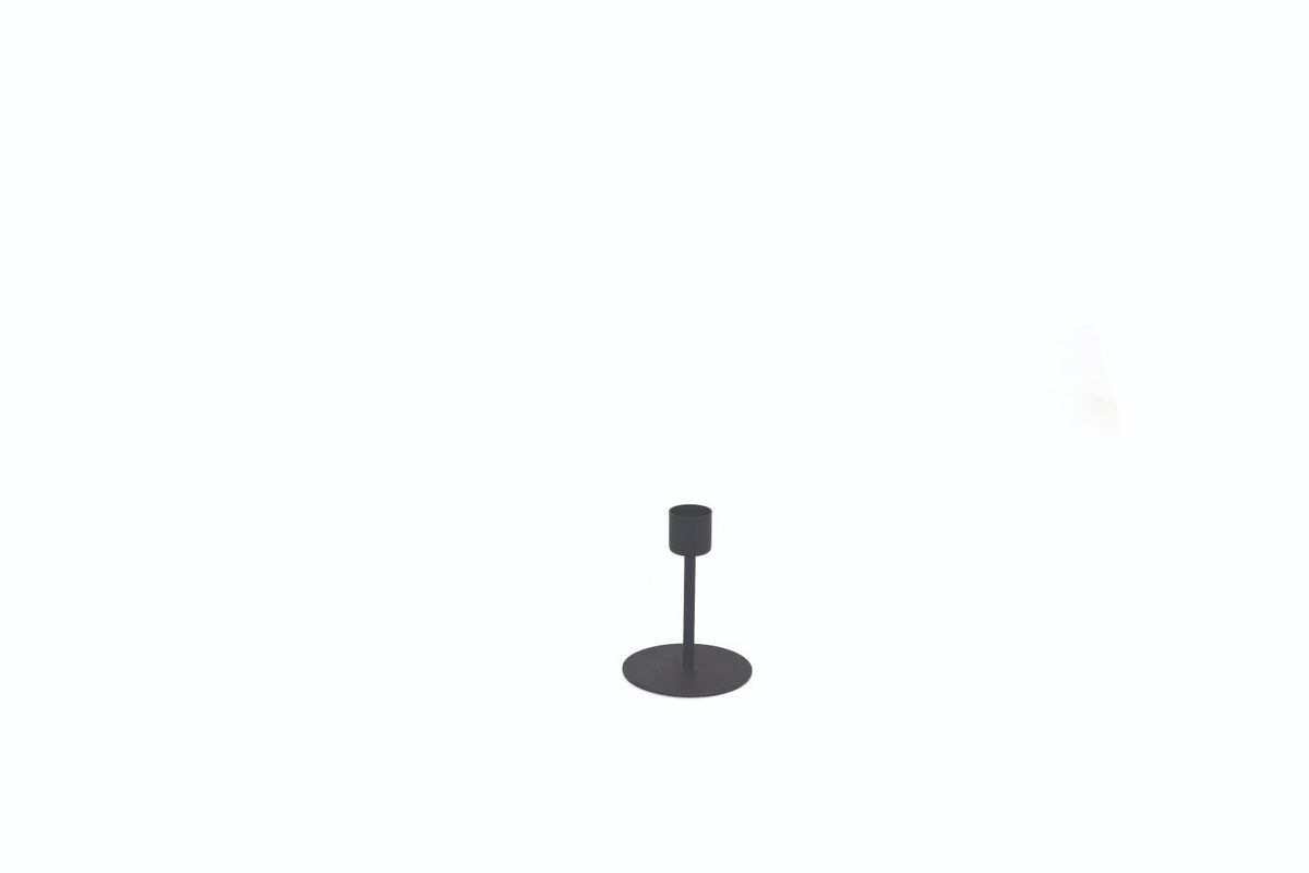 Kent Black Candlestick, Medium
