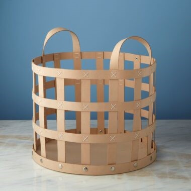 Pali vloermand van gerecycled leer
