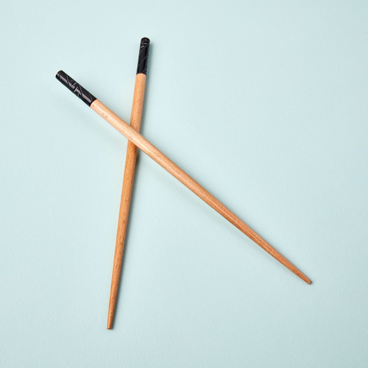 Ava eetstokjes, zwart