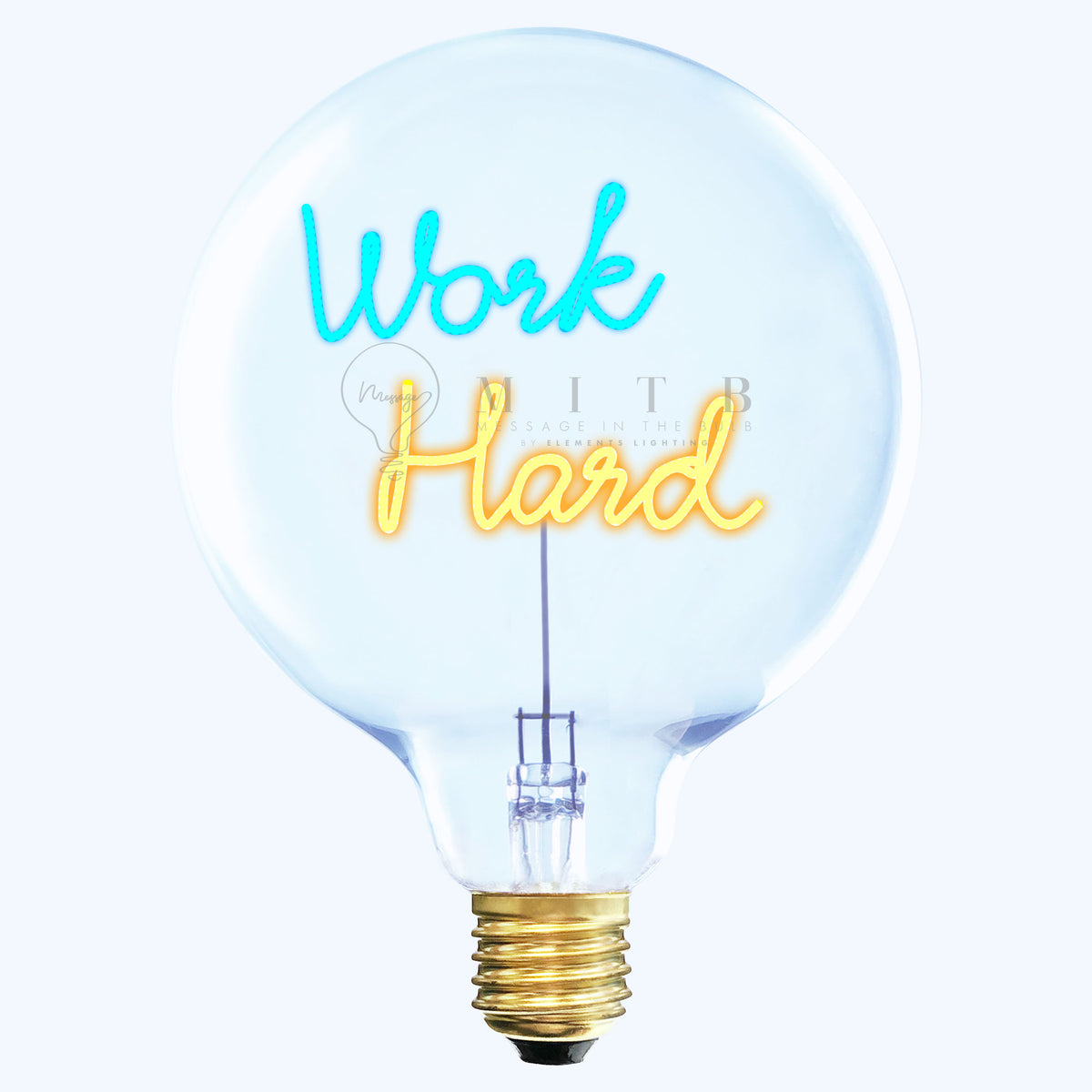 Mitb - Work Hard - Bleu - Ambre