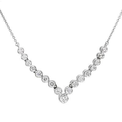 Collier - Wit Goud