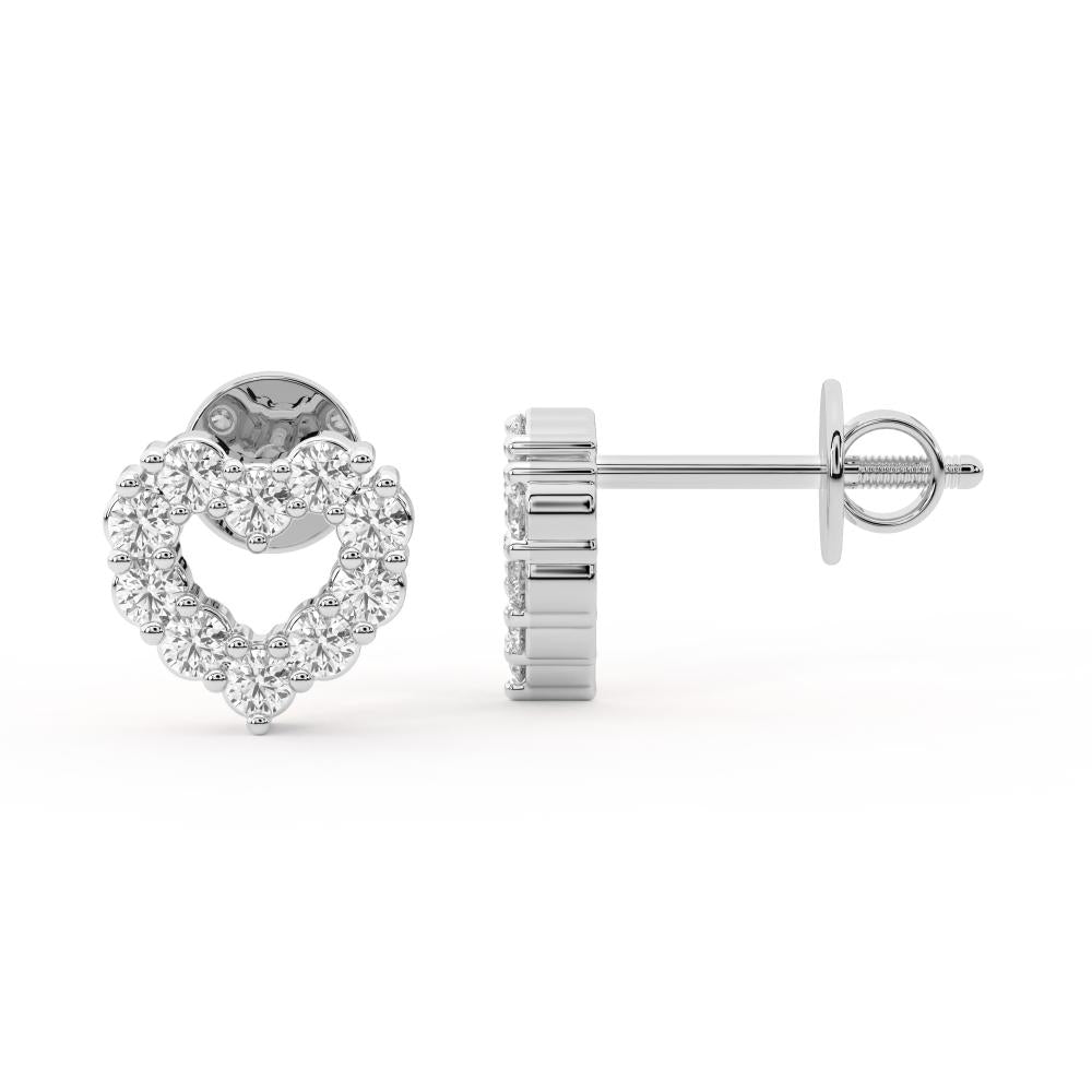 Oorbellen - Wit Goud