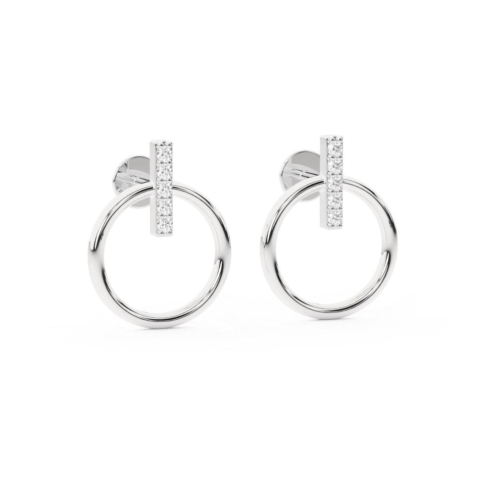 Oorbellen - Wit Goud