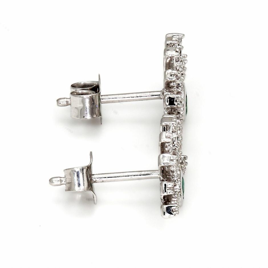 Oorbellen - Wit Goud