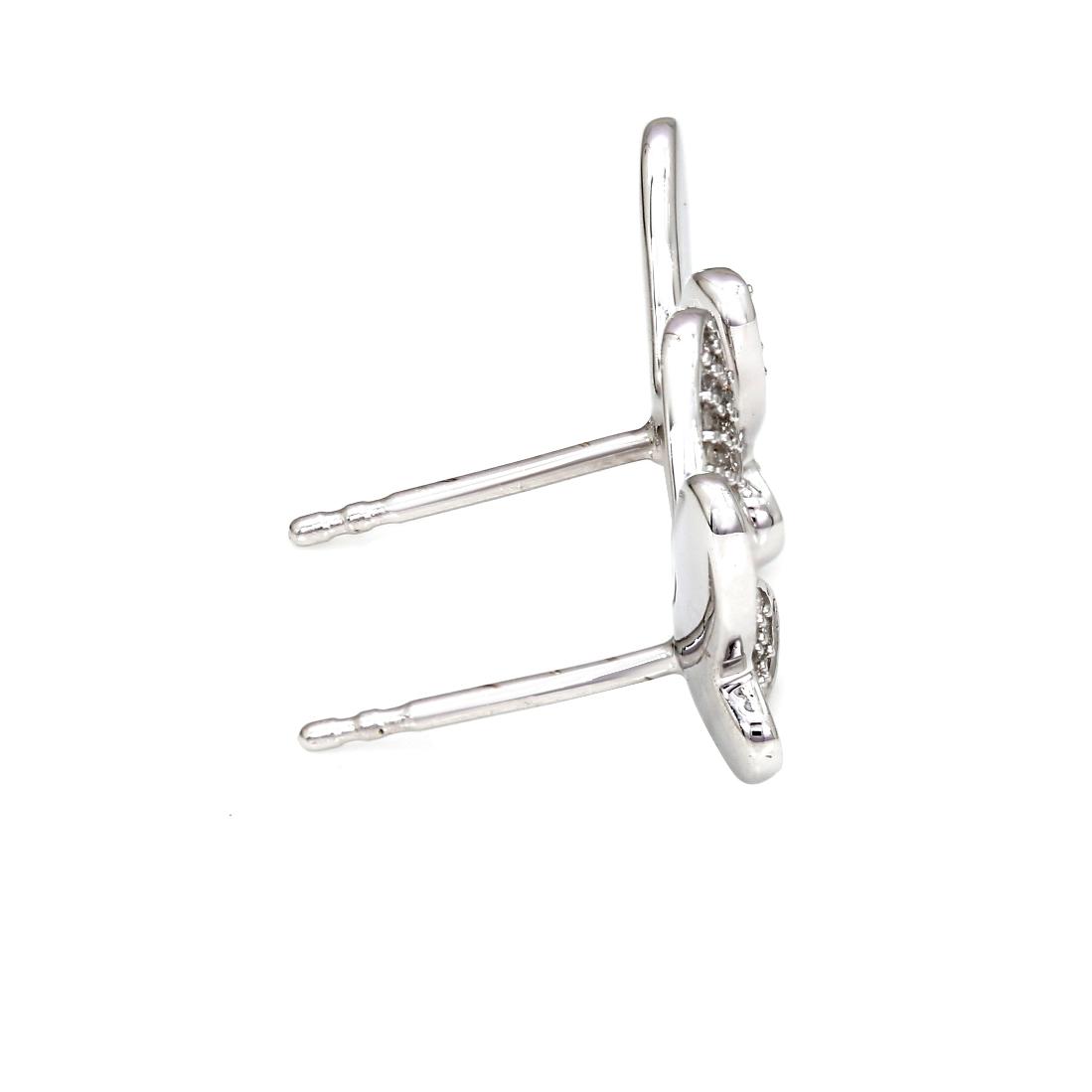 Oorbellen - Wit Goud