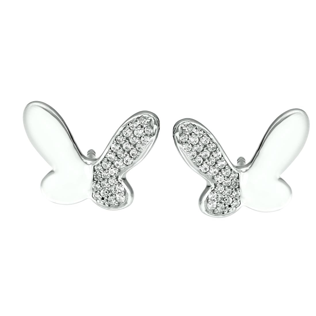 Oorbellen - Wit Goud