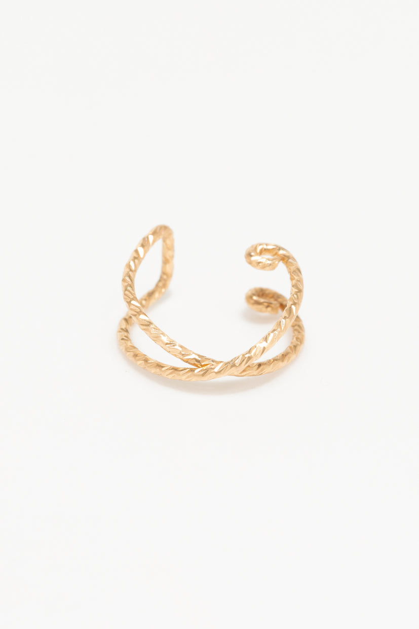 Piercings - Éclat gekruist Goud