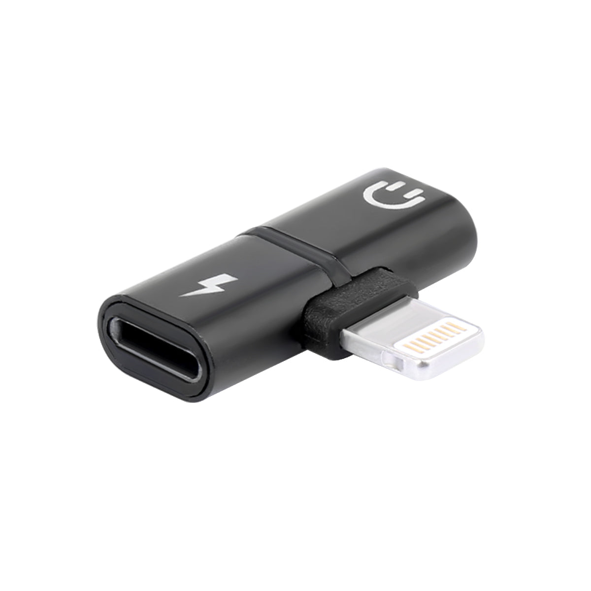 Lightning Adapter 1 Male En 2 Vrouwelijk Ios 11 - Zwart