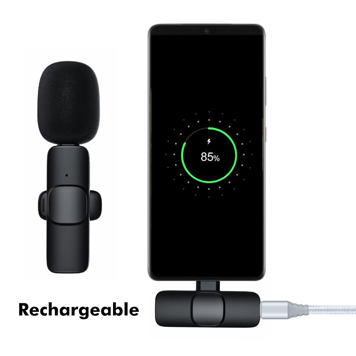 Usb-C Microfoon - Zwart